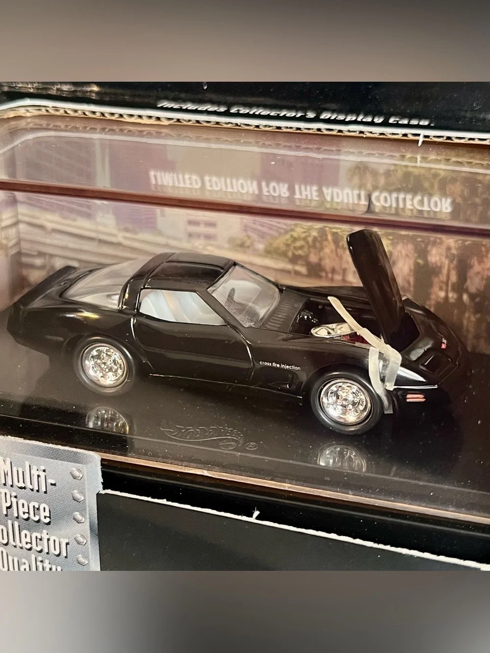 Hot Wheels Adult Collectibles 1982 Corvette Sting Ray (black) Black Box